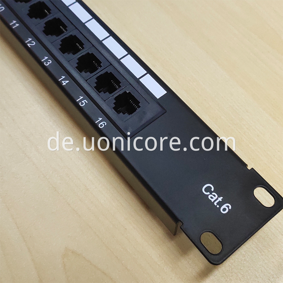 16 ports cat6 patch panel